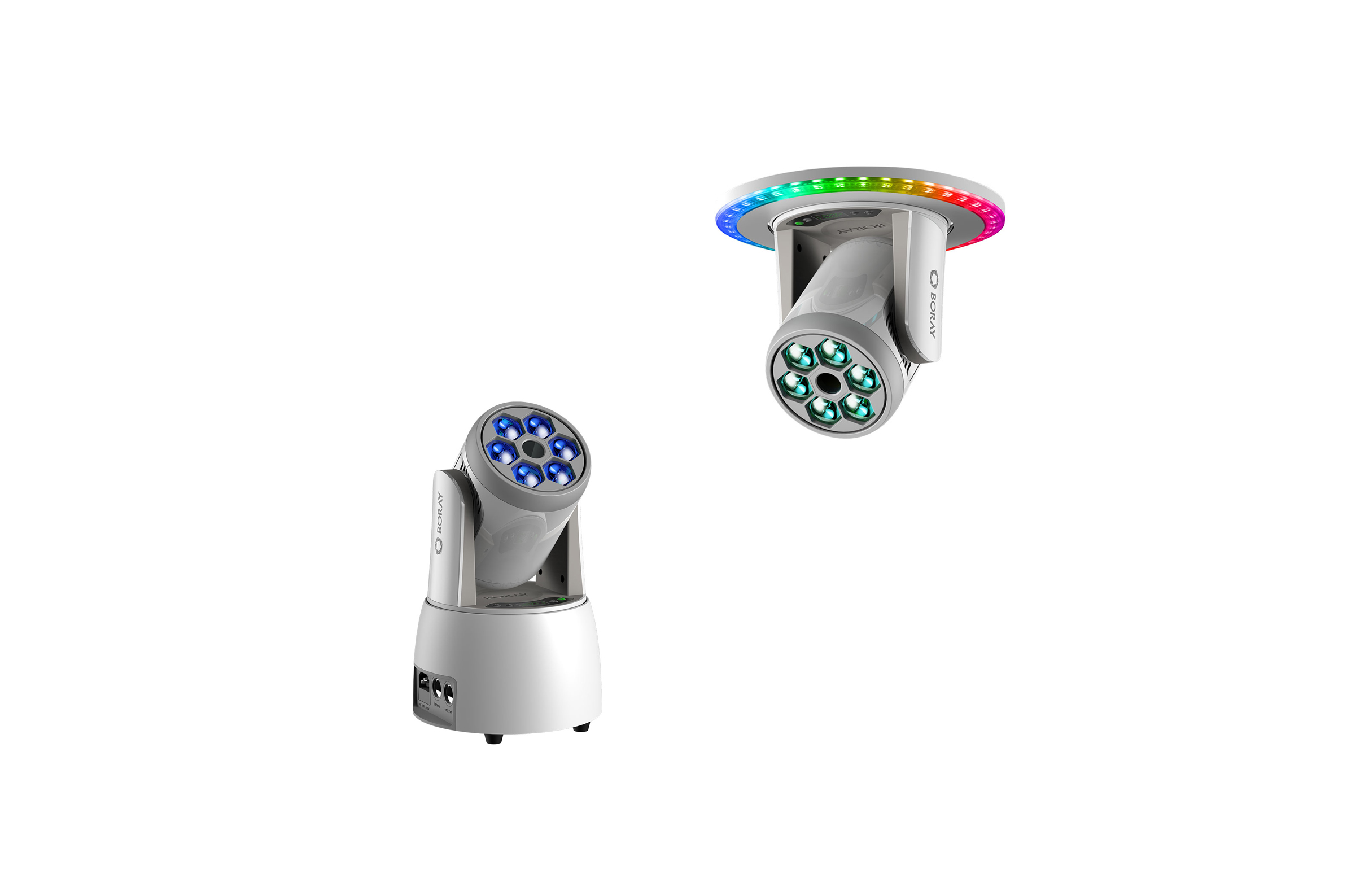 嵌入式LED+激光蜂眼摇头灯   LY-616RG/RB/G